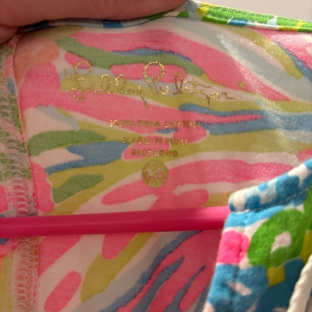 Lilly Pulitzer Brewster Dress Lovers Coral - Picture 4 of 5